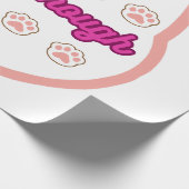 Ich bin genug T-Shert-Katze Geschenkpapier (Ecke)