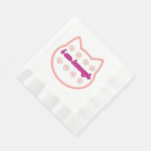 Ich bin genug T-Shert-Katze Serviette (Ecke)