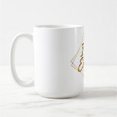 Ich bin genug Tassenmanuskript Kaffeetasse (Links)