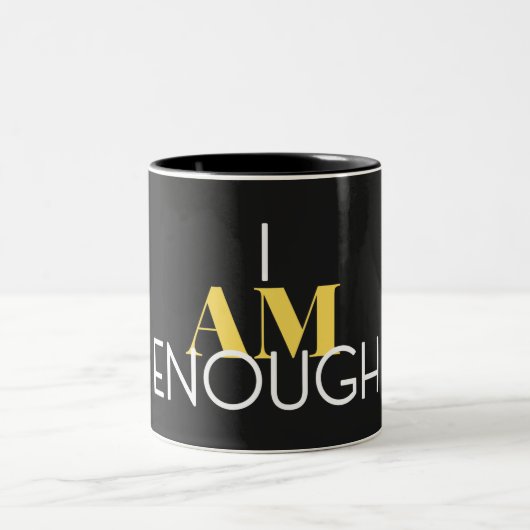Ich bin genug zweifarbige tasse (Mittel)