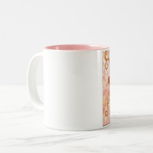 Ich bin genügend Bestätigungs-Tasse Zweifarbige Tasse (Vorderseite Links)