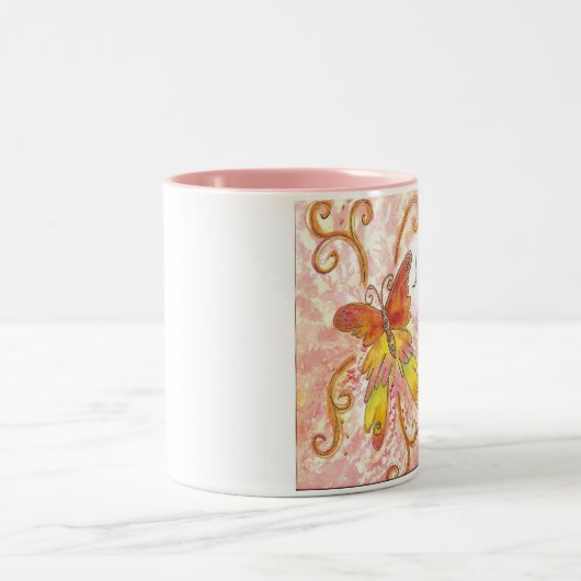 Ich bin genügend Bestätigungs-Tasse Zweifarbige Tasse (Mittel)