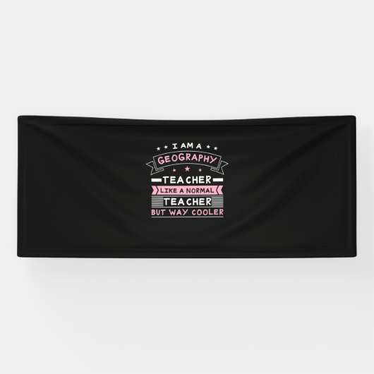 Ich bin Geografie-Lehrerin Banner (Horizontal)