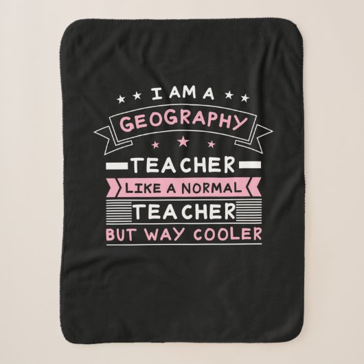 Ich bin Geografie-Lehrerin Sherpadecke (Vorderseite)