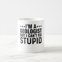 Ich bin Geologe, aber ich kann den Dummkopf nicht 