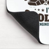 Ich bin Geologe, weil Ingenieure Helden brauchen Mousepad (Ecke)