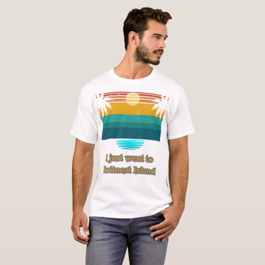 Ich bin gerade auf die Insel Byron Bay Rottnest ge T-Shirt (Vorne ganz)