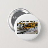 Ich bin gerade das verrückte Flugzeug: Button (Vorne & Hinten)