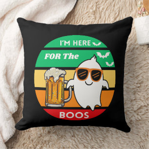 Ich bin gerade hier für Boos Halloween Kissen