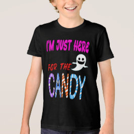 Ich bin gerade hier für Candy - Niedliches Hallowe Tri-Blend Shirt