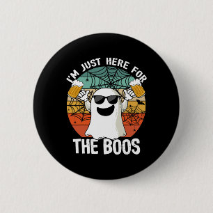 Ich bin gerade hier für das Boos Funny Halloween B Button