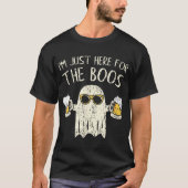 Ich bin gerade hier für das Boos-Geschenk Hallowee T-Shirt (Vorderseite)