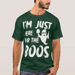 Ich bin gerade hier für das Boos Halloween lustige T-Shirt