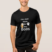 Ich bin gerade hier für das Boos Halloween Shirt F (Vorderseite)