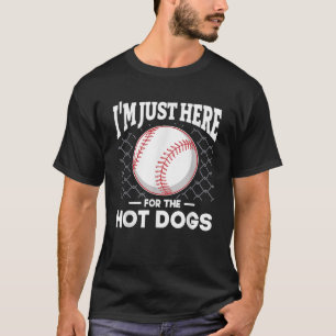 Ich bin gerade hier für das Hot Dogs Summer Baseba T-Shirt