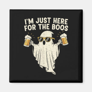 Ich bin gerade hier für den Boos Funny Ghost Beer  Magnet