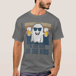 Ich bin gerade hier für den Boos Funny Pun für Boo T-Shirt