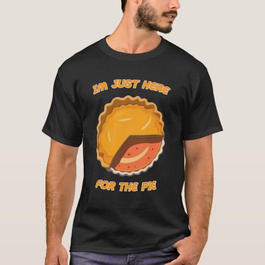 Ich bin gerade hier für den Kuchen T-Shirt (Vorderseite)