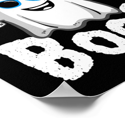 Ich bin gerade hier für die Boos Fun Halloween-Bie Poster (Ecke)