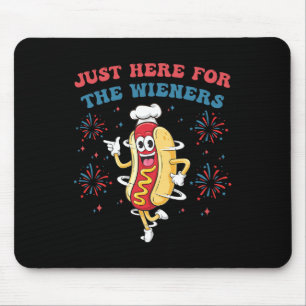 Ich bin gerade hier für die Dackeln am 4. Juli 201 Mousepad