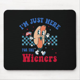 Ich bin gerade hier für die Dackeln am 4. Juli 201 Mousepad