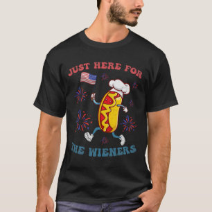 Ich bin gerade hier für die Dackeln am 4. Juli 201 T-Shirt