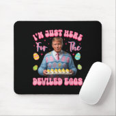 Ich bin gerade hier für die geweihten Eier Funny T Mousepad (Mit Mouse)