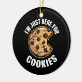 Ich bin gerade hier für die Kekse Weihnachten Keramik Ornament (Links)
