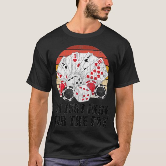 Ich bin gerade hier für die Pot Funny Grafik für P T-Shirt (Vorderseite)