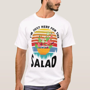 Ich bin gerade hier für die SALAD Funny GRILLEN Gr T-Shirt