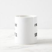 Ich bin gerade hier für die Savasana Yoga-Tasse Kaffeetasse (Mittel)
