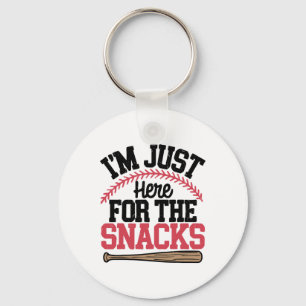 Ich bin gerade hier für die Snacks Bysebyll Kleink Schlüsselanhänger