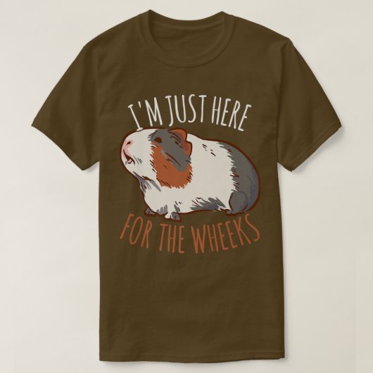 Ich bin gerade hier für die Wheeks Furry Potato Gu T-Shirt (Design vorne)