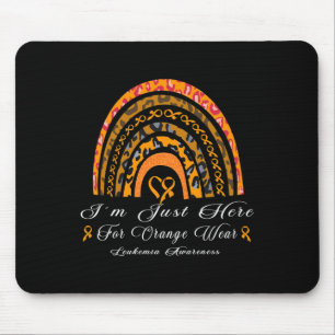 Ich bin gerade hier für Orange Wear - Rainbow Leuk Mousepad