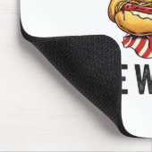 Ich bin gerade hier für Weiners Funny 4. Juli Hot Mousepad (Ecke)