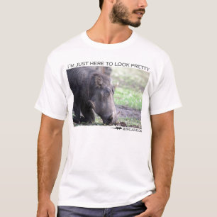 Ich bin gerade hier, hübsch zu schauen - warthog T-Shirt