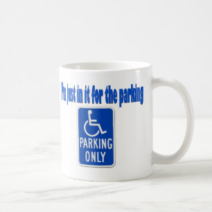 Ich bin gerade in es für das Parken Kaffeetasse