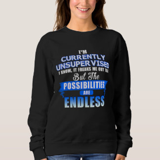 Ich bin gerade unbeaufsichtigt, ich weiß, es macht sweatshirt