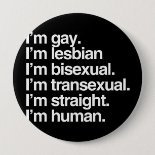 Ich bin gerade wie Sie menschlich Button