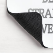 Ich bin gerne eigenartig komisch: Fett-Textdesign Mousepad (Ecke)