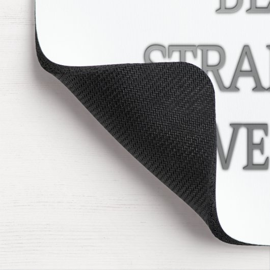 Ich bin gerne eigenartig komisch: Fett-Textdesign Mousepad (Ecke)