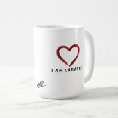 Ich bin geschaffen kaffeetasse (VorderseiteRechts)