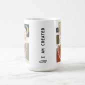 ICH BIN GESCHAFFEN - Nach Design Kaffeetasse (Mittel)