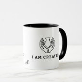 Ich bin geschaffen tasse (VorderseiteRechts)