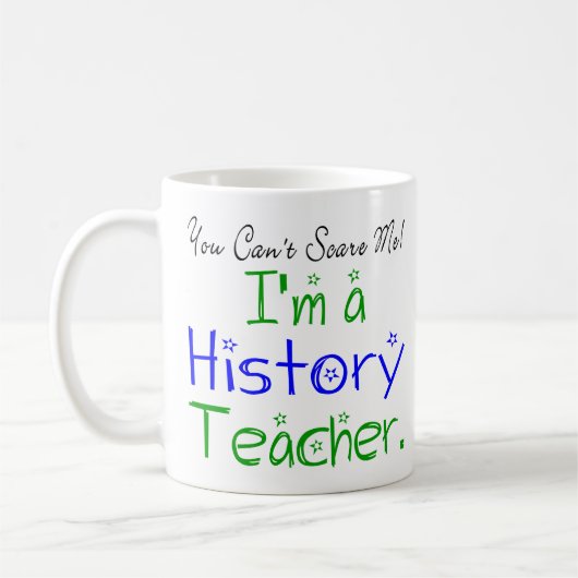Ich bin Geschichtslehrer. Kaffeetasse (Links)