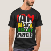 Ich bin Geschichtsmonat Afrikaner oder Leute T-Shirt (Vorderseite)