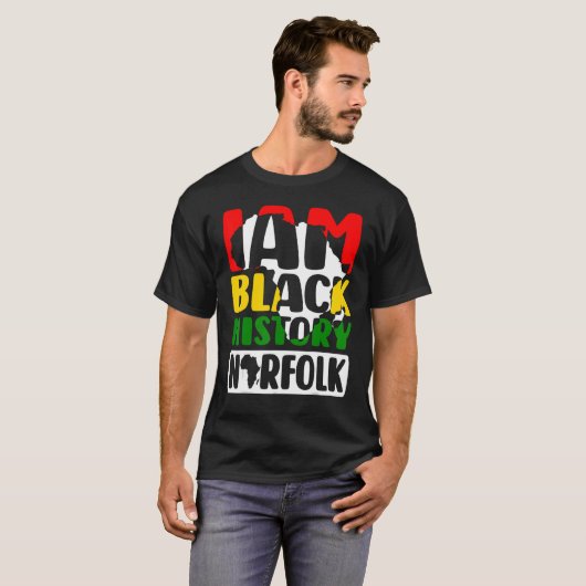 Ich bin Geschichtsmonat Afrikaner oder Leute T-Shirt (Vorne ganz)