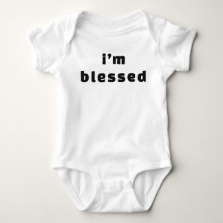 Ich bin gesegnet baby strampler