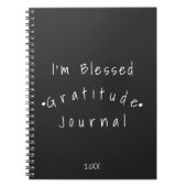 Ich bin gesegnet Dankbarkeit Christlich Journal Notizblock (Vorderseite)