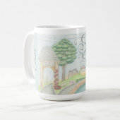 Ich bin gesegnet! Frühling hat Frühling Kaffee-Tas Kaffeetasse (Vorderseite Links)